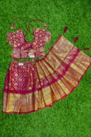বাচ্চাদের জন্য নরম ও আরামদায়ক কাতান শাড়ি ✨ (Copy)
